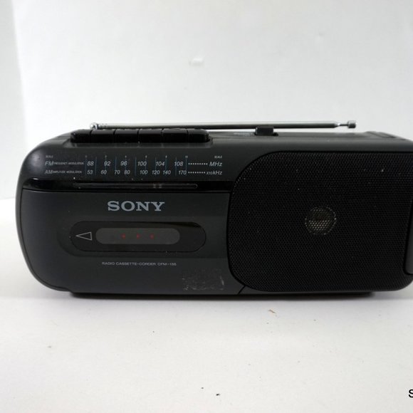 Sony CFM-155 Portable AM FM Radio Cassette Player Recorder Tested Antenna - Picture 11 of 11